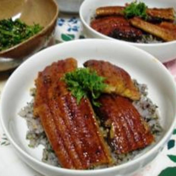 大葉ごはんのうな丼 レシピ 作り方 By お茶丸 楽天レシピ 大葉ごはんのうな丼 レシピ 作り方 By お茶丸 楽天レシピ